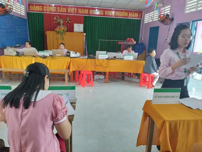 Hoạt động hỗ trợ vốn ngân hàng chính sách xã hội Hội liên hiệp Phụ nữ xã Bảo Thạnh