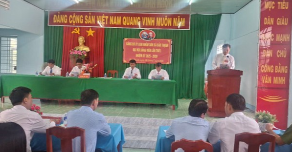 Đại hội Đảng bộ Ủy ban nhân dân xã Bảo Thạnh 
lần thứ I, nhiệm kỳ 2025 - 2030 thành công tốt đẹp

